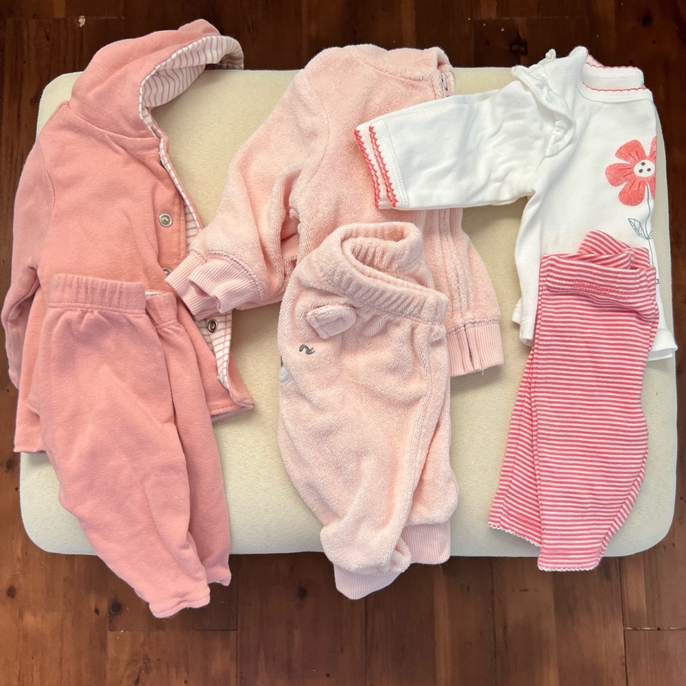 Carter’s - three sets for girl -NB - Carters